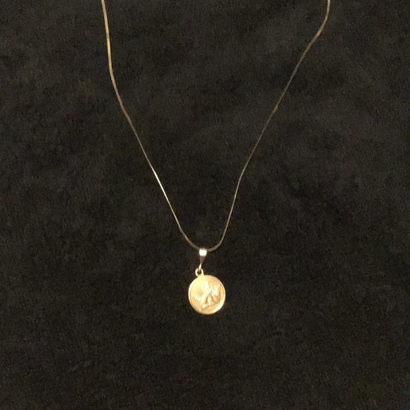 Angel pendant 14K SARO Polished chain not included - Picture 4 of 6